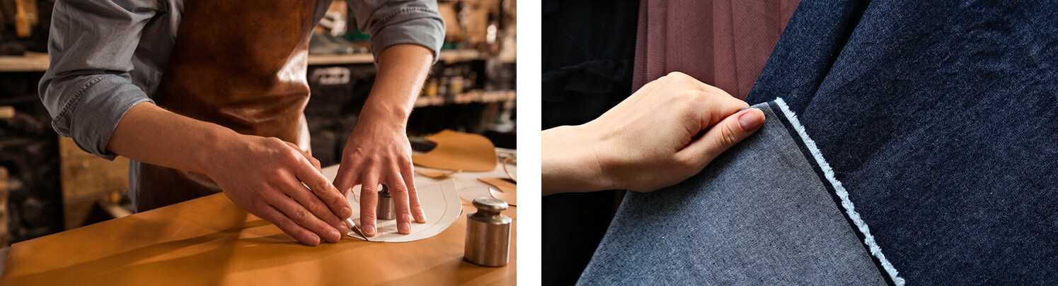 Five types of water-based synthetic leather