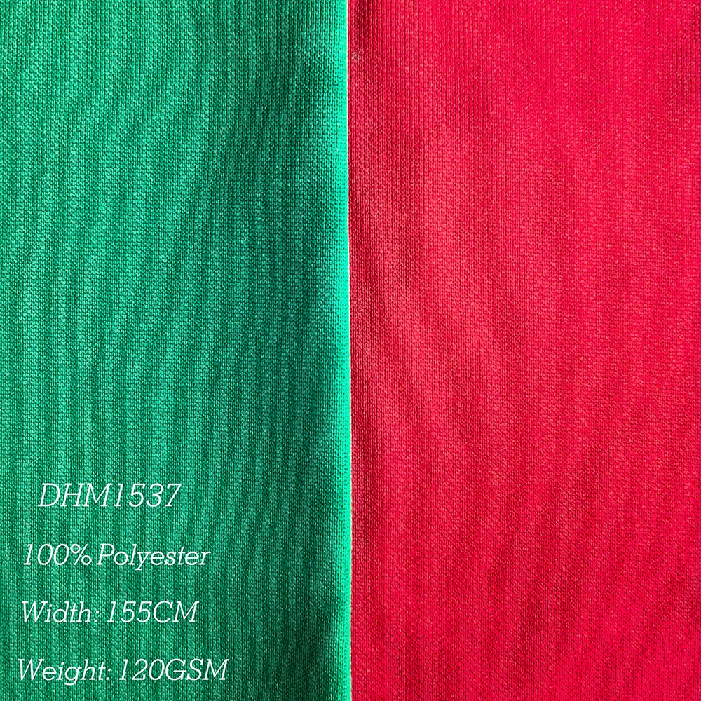 120GSM Moisture Wicking Fabric Polyester Double Knit Pilling Resistant for T Shirts