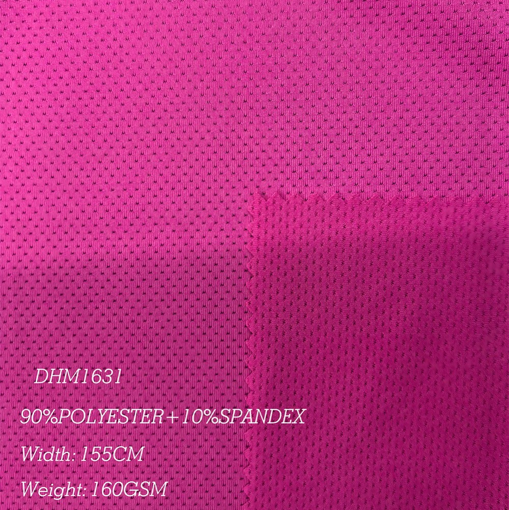 160GSM Polyester Spandex Mesh Fabric Butterfly Pattern 4 Way Stretch Breathable for Sportswear